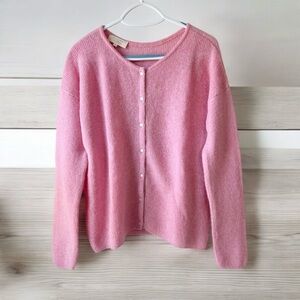 SEZANE Pink Gaspard Jumper Pullover Womens Sz S Sweater Barbie Cozy French Vibes